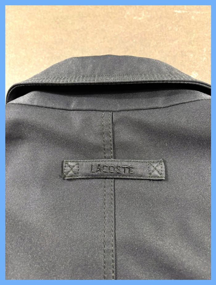 Manteau - Veste Lacoste Vintage Noir taille XL - photo numéro 6