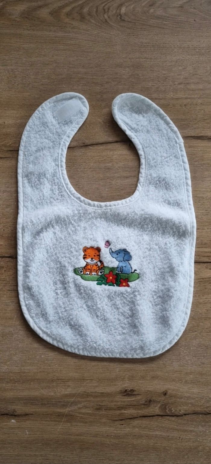 Grande cape de bain et bavoir jungle - photo numéro 4