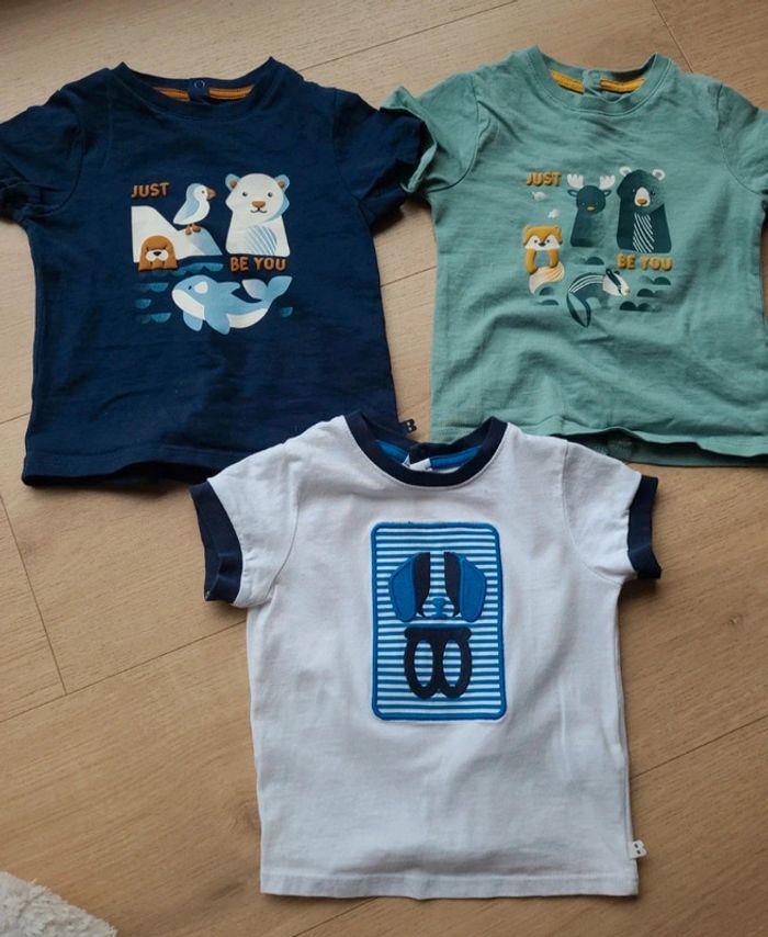 Lot t shirts 6 mois - photo numéro 2