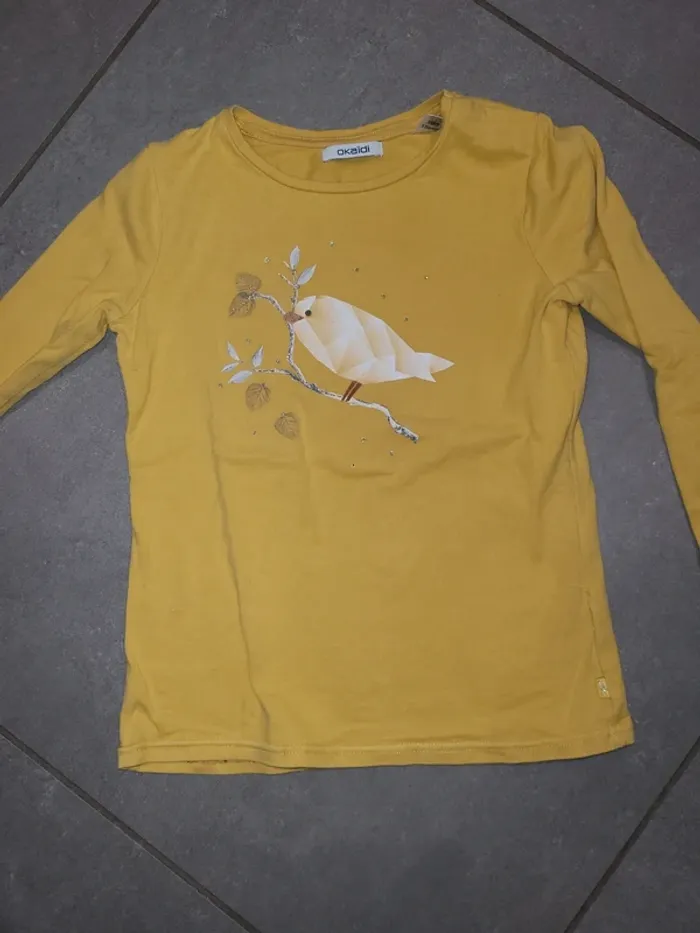 Lot 4 t shirt manches longues 8 ans - photo numéro 2