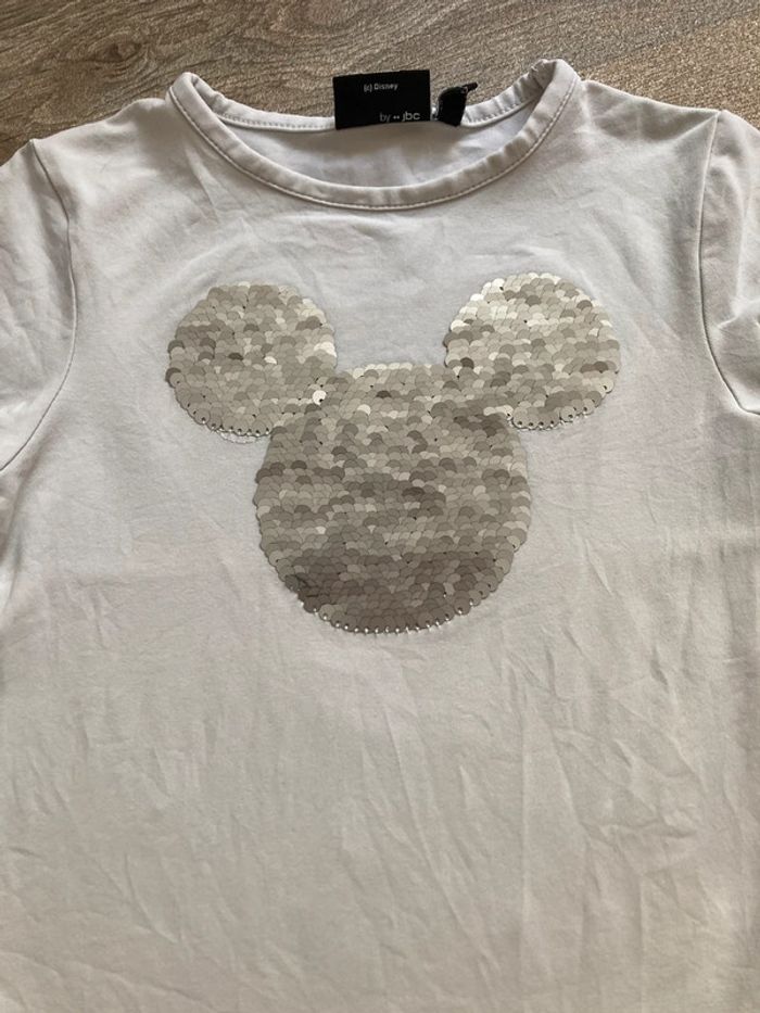 Tee shirt sequins Disney 5 ans - photo numéro 3