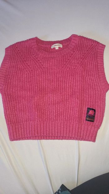 Pull tricot rose 10 ans