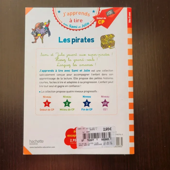 Japprends à lire avec Sam et Julie - les pirates - photo numéro 2