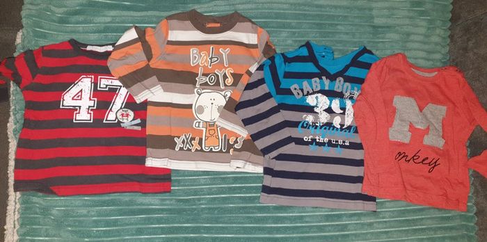 Lot de 4 tee-shirt manche longue
