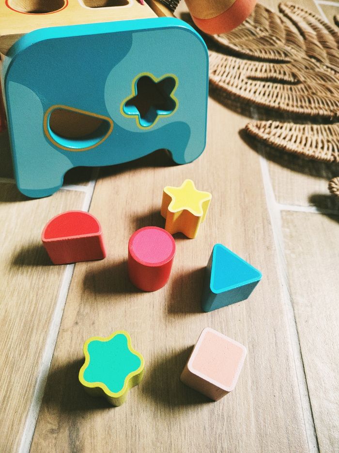 🐮 Boîte à formes à encastrer en bois - "Vache Cachatou Maggy marque Djeco - photo numéro 5