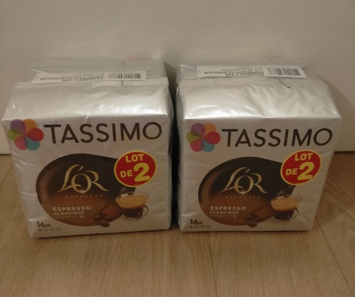 Lot café Tassimo Espresso classique intensity 6