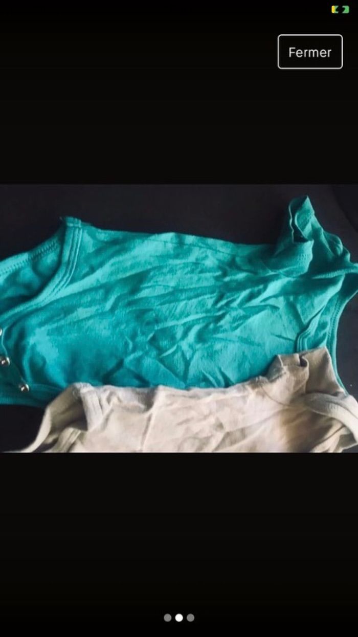 3 bodys manches courtes 3 mois - photo numéro 2