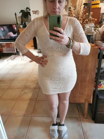 Robe dentelle blanche