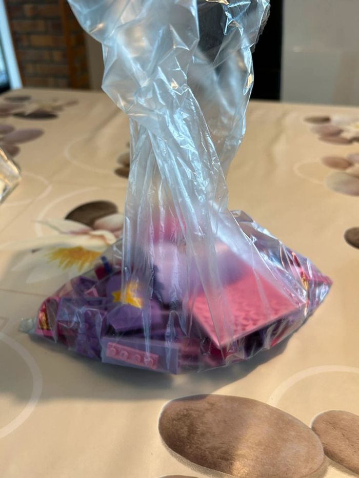 Lot de lego rose et violet