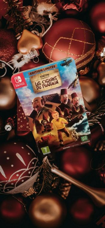 Jeu Nintendo switch edition limitee tintin reporter les cigares du phoraon neuf sous blister