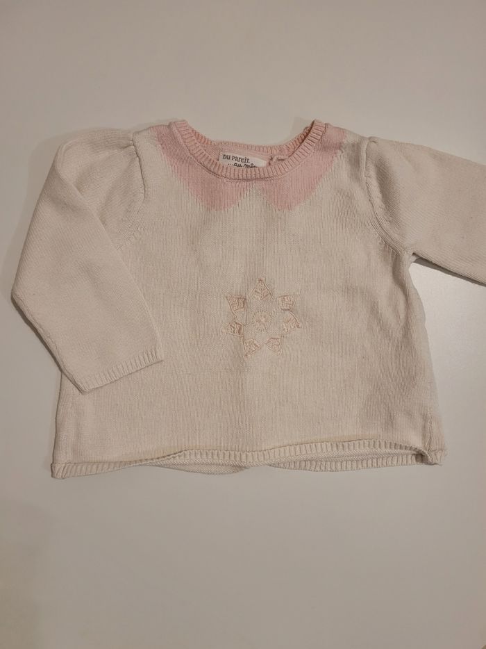 Pull ouverture derrière