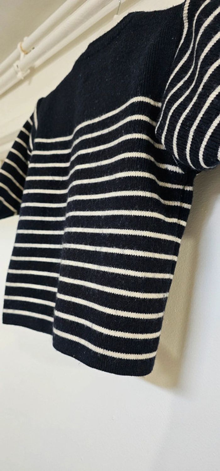 Pull Marinière laine Saint James 2 ans - photo numéro 3