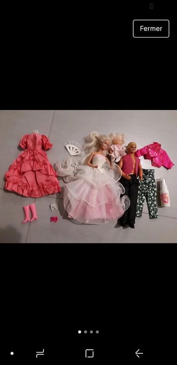 Famille Ken et Barbie vintage 1989