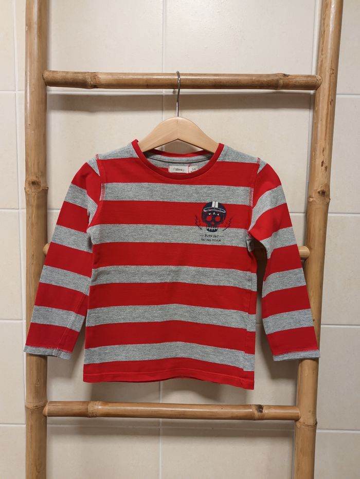 T-shirt en coton manches longues Sfera 3 - 4 ans