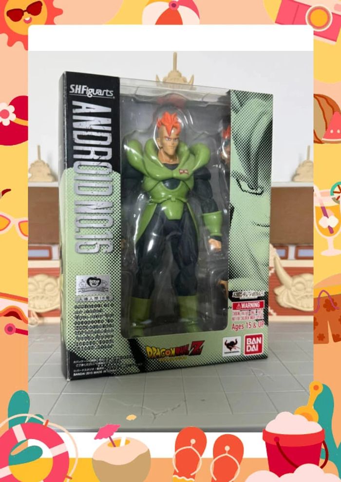SH figuarts dragon ball z Android 16 C16 en boite - photo numéro 2