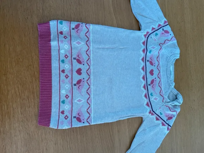 Robe manches longues baby girl 12-18 mois