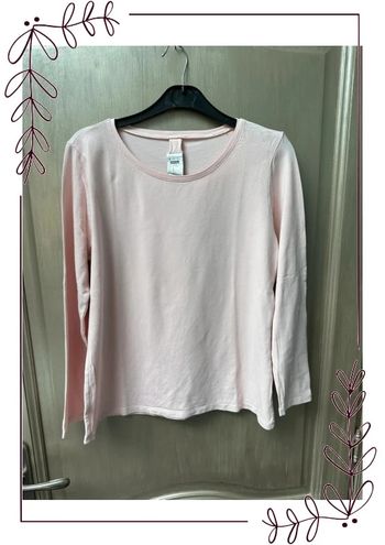 T-shirt manche longue décathlon taille L rose clair