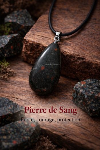 Pendentifs en pierre naturelle artisanaux