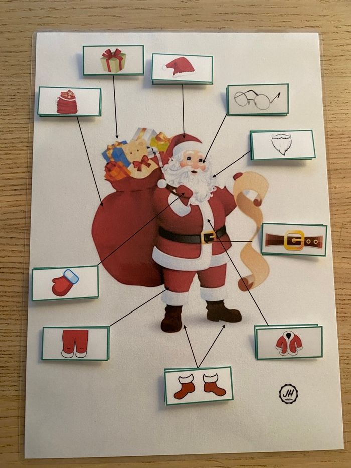 Fiche Montessori : Le Père Noël - photo numéro 2