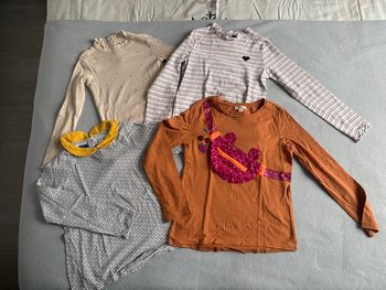 Lot 4 polos Sergent major/Okaidi/DPAM
