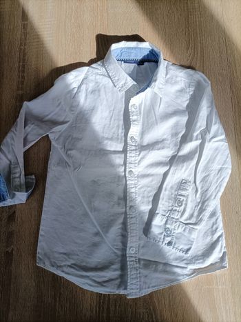 Chemise blanche manches longues - 6 ans garçon