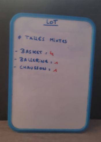 Lot chaussure bébé fille taille mixte