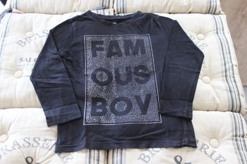 T-shirt manches longues garçon 8 ans Kiabi
