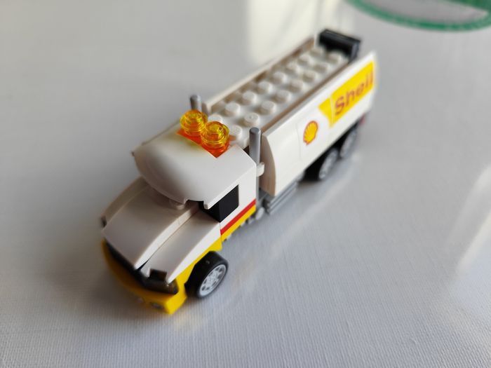 Lego Shell Tanker Truck camion citerne essence carburant