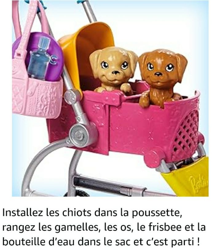 BARBIE PROMENADE DES CHIENS MATTEL - photo numéro 6