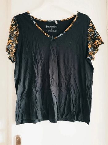 Tee-shirt marine - Bonprix - taille 48/50