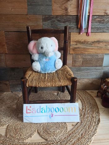 peluche éléphant hochet boulgom  tbe
