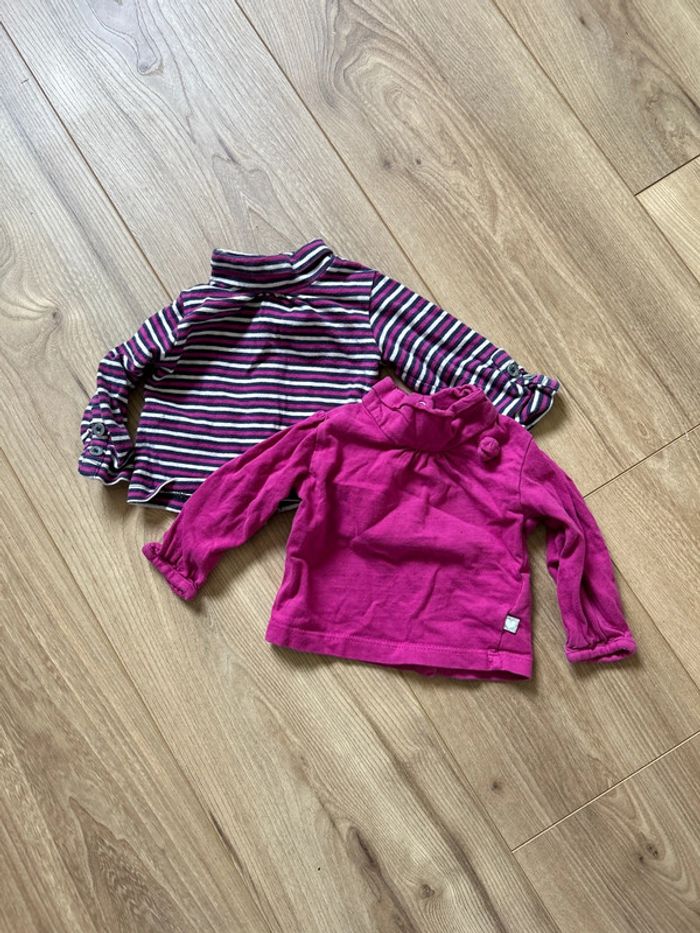 Lot de 2 cols roulés gemo