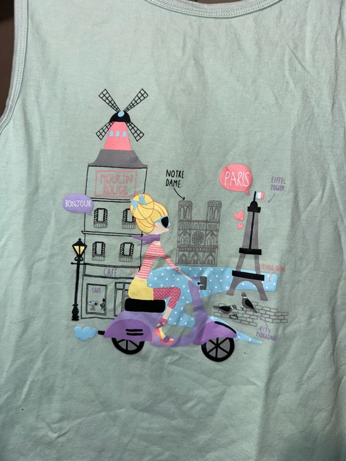 T-shirt sans manche fille 6 ans - photo numéro 2