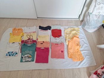 Lot tee-shirts filles
