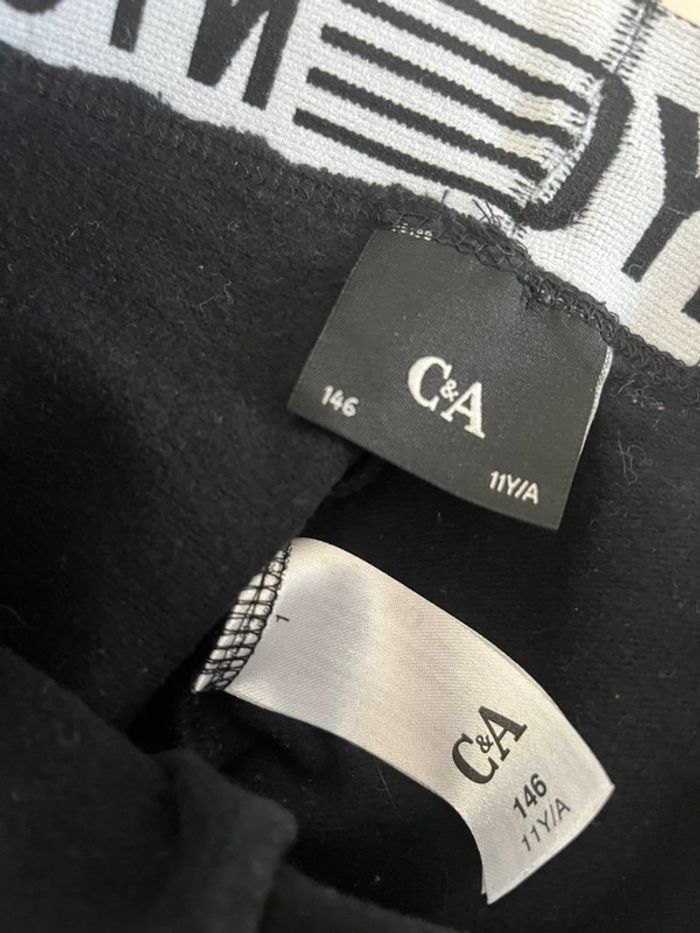 2 leggings C&A 11 ans  ( hiver et été ) - photo numéro 2
