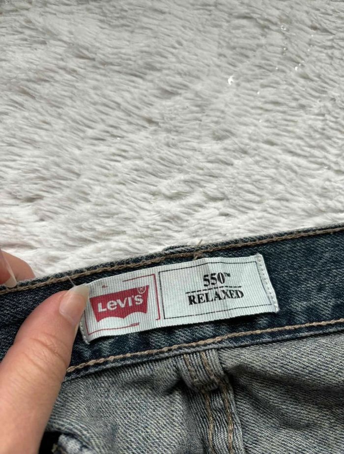 Jean levi’s 550 relaxed ample large loose wide homme bleu L 42/44 W32/33 L28 Y2K vintage - photo numéro 8