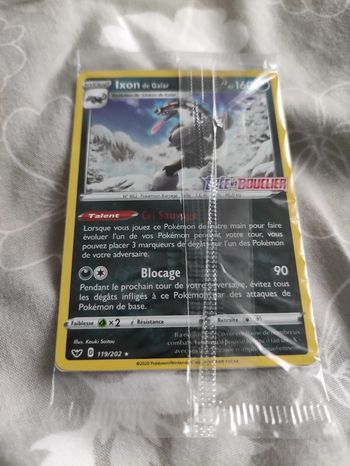 Carte Pokémon Ixion de Galar neuve