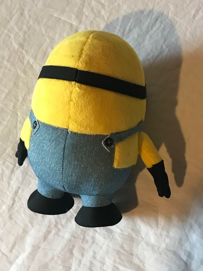 Petite Capsule Jaune Paire Lunettes Grise 2 Yeux Culotte Salopette Jean Peluche Petits Enfants Bébés - photo numéro 7