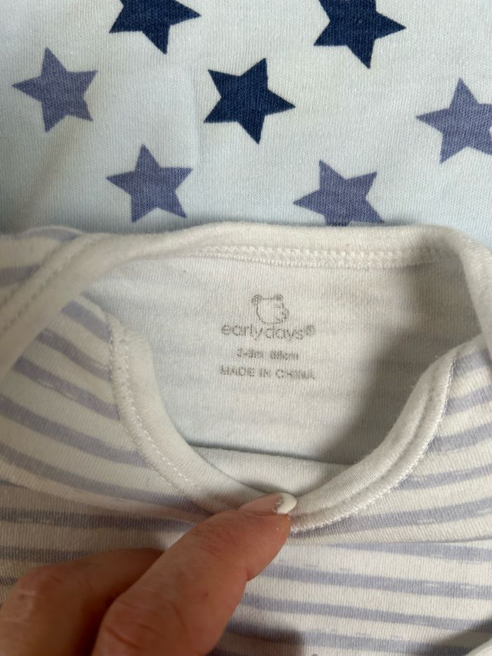 Lot de 4 bodys, 3-6 mois (68 cm), Early days - photo numéro 2