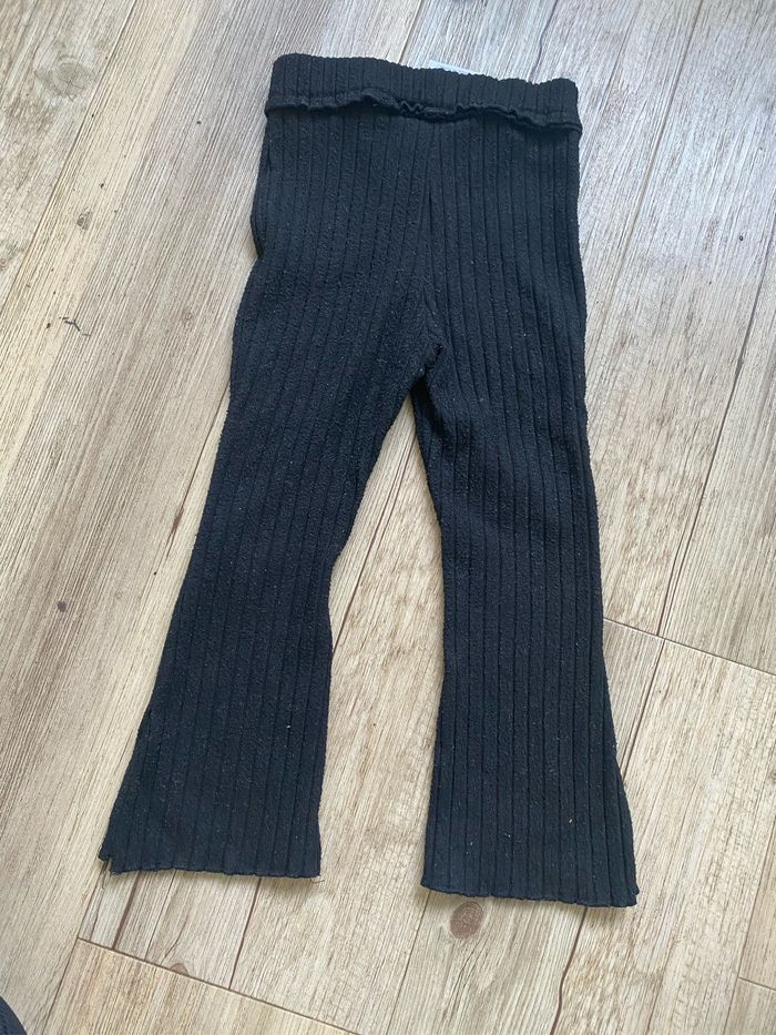 Legging évasée noir zara 18/24 mois - photo numéro 2