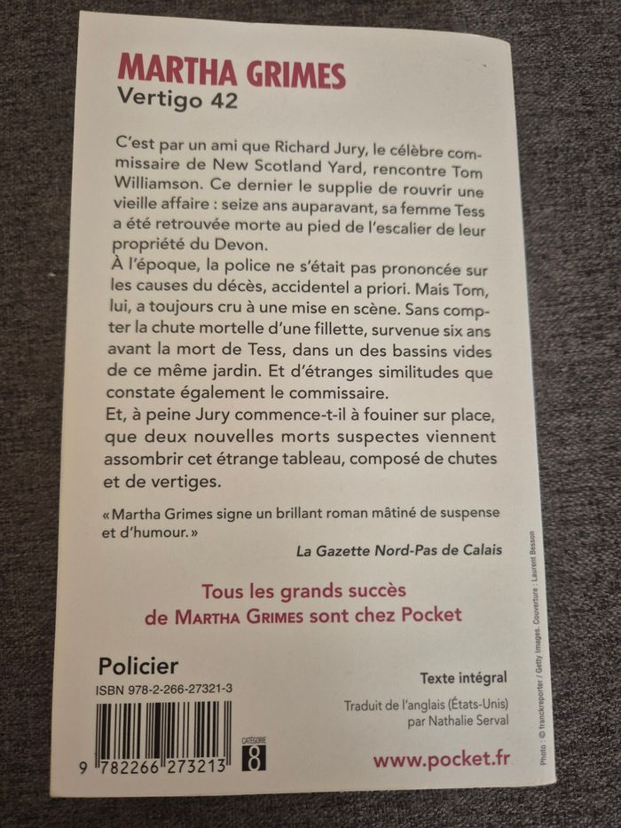Livre titre Vertigo 42 - photo numéro 2