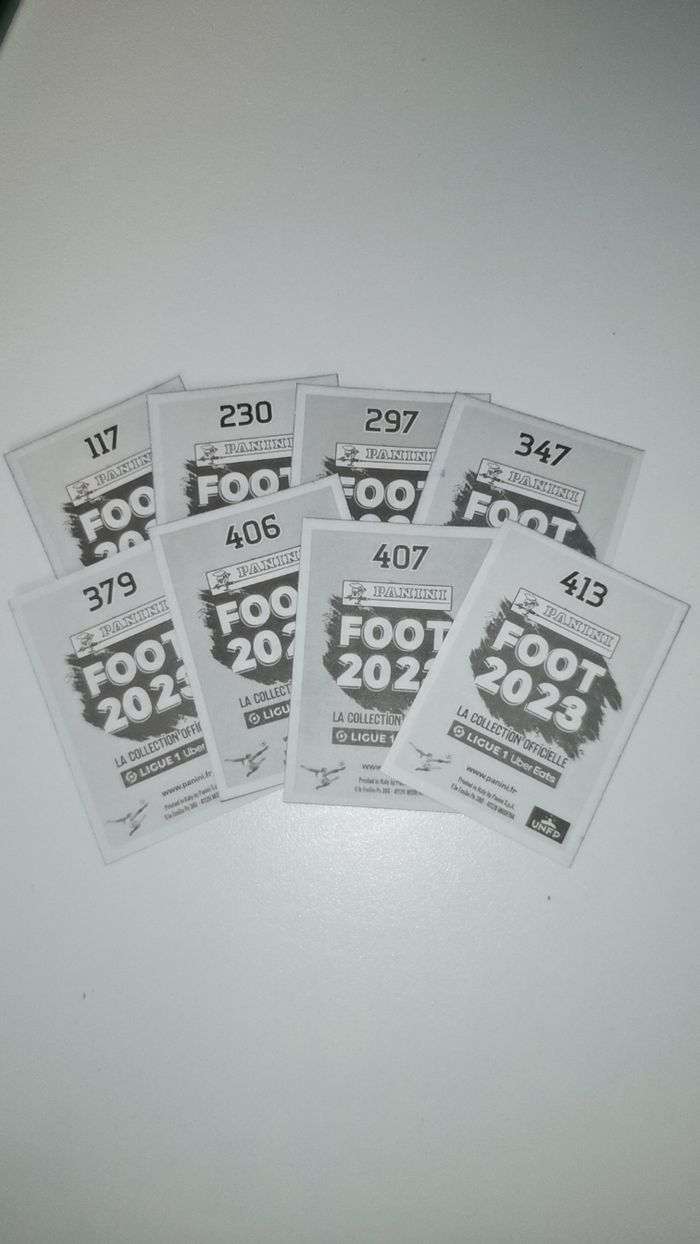Cartes panini foot 2023
