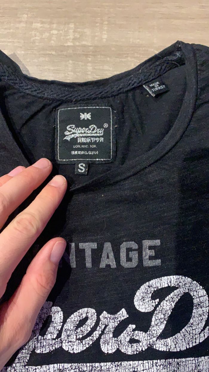 Tee shirt Superdry noir - photo numéro 4