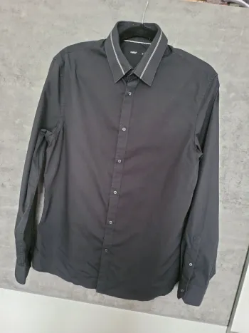 Chemise unies CELIO (noir), M