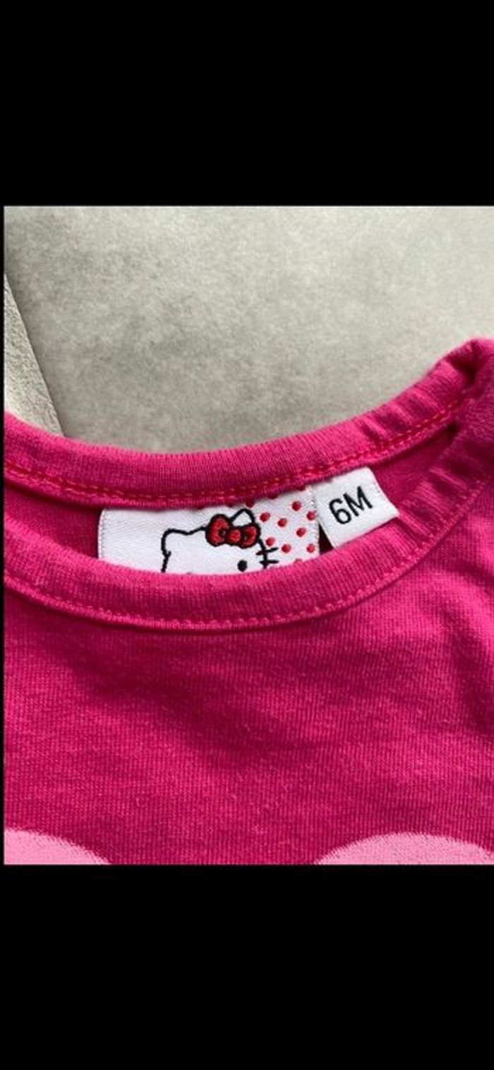 Tee shirt manches longues Hello Kitty Taille 6 mois - photo numéro 8