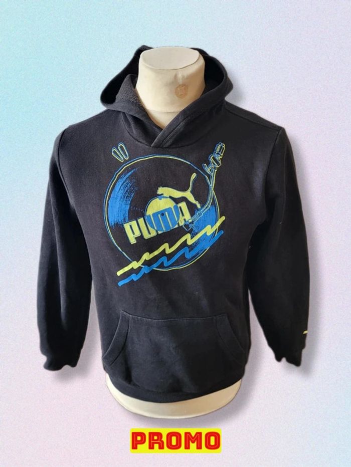 Magnifique sweat à capuche hoodie Puma taille XS homme Ref 9IT920