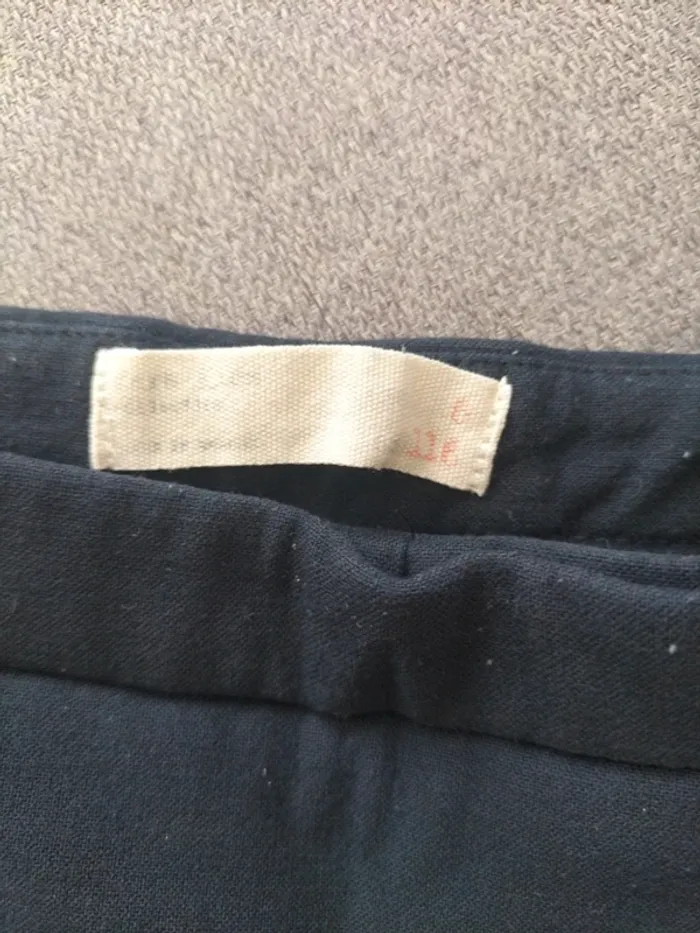 Jupe short Bleu marine Zara - photo numéro 2