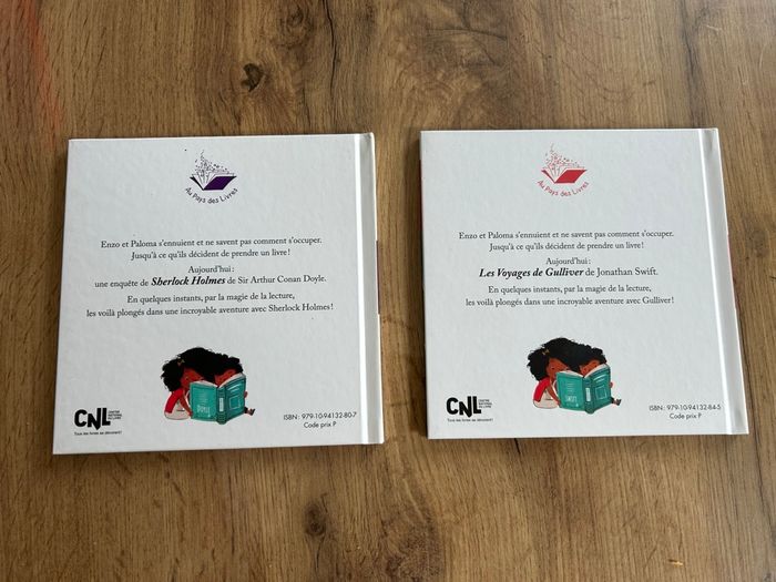 Lot de 2 livres Au Pays des livres - photo numéro 2