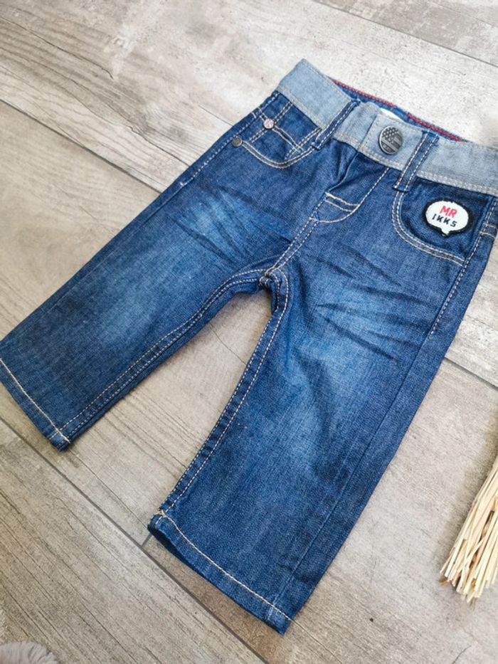 🌺IKKS Très beau Jean bleu Neuf 3mois mr ikks - photo numéro 6