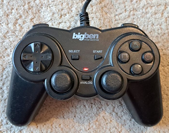 🎮 Manette Bigben noire Sony PlayStation 2 PS2 - photo numéro 4